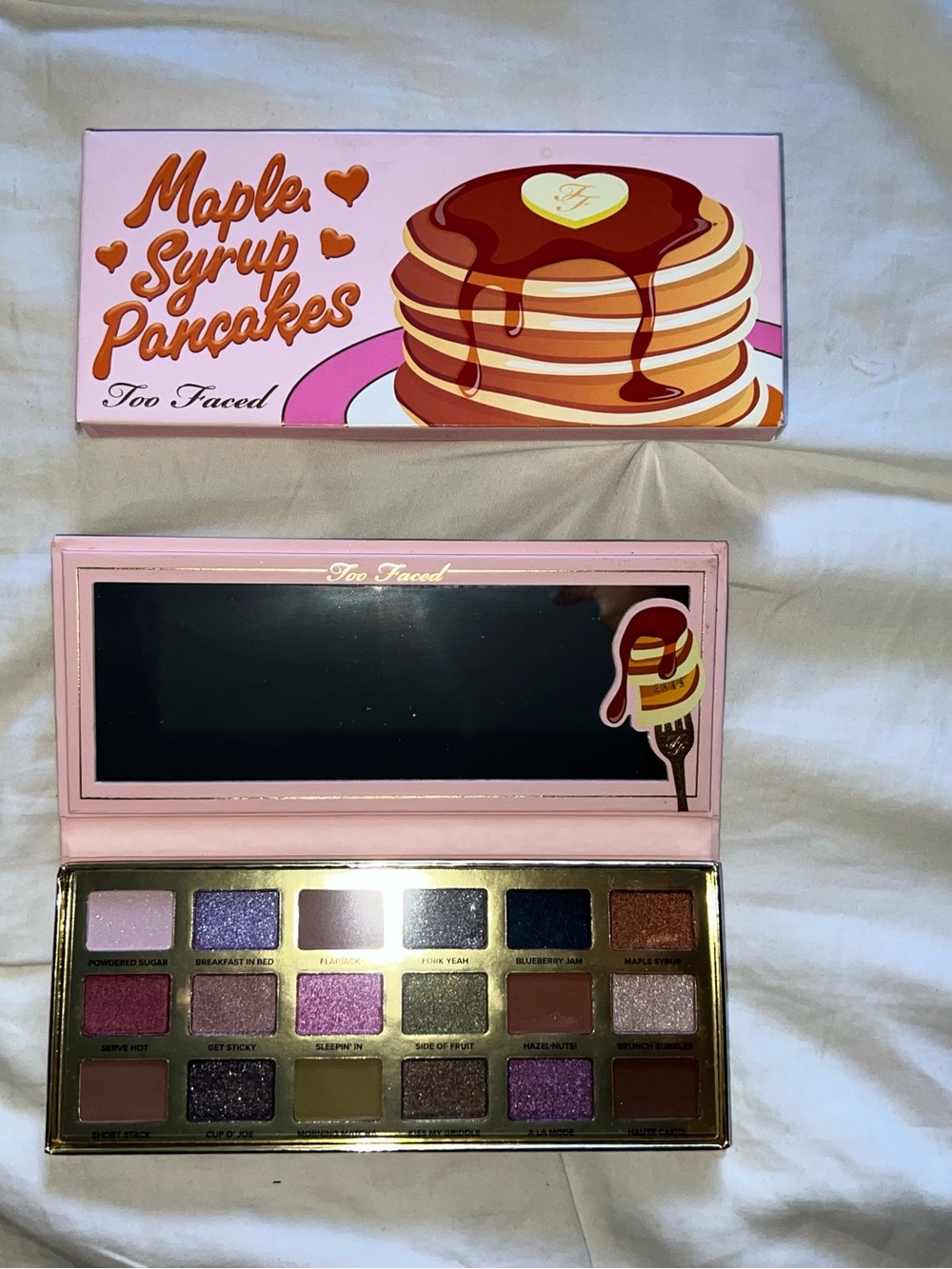 Too Faced Maple Syrup Pancakes Eyeshadow Palette - Pink, Purple & Brown Shades
